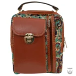 Green Iranian Termeh Bag: Sogol Design