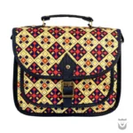 Persian Velvet Bag: Maral Model with Gilim Pattern
