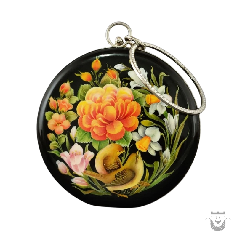 Hand-Painted Spring - Ardibehesht Bag: A Nature-Inspired Masterpiece