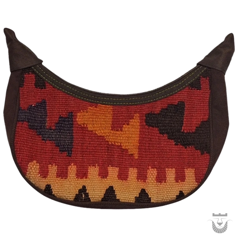 Authentic Double-Sided Persian Kilim Bag