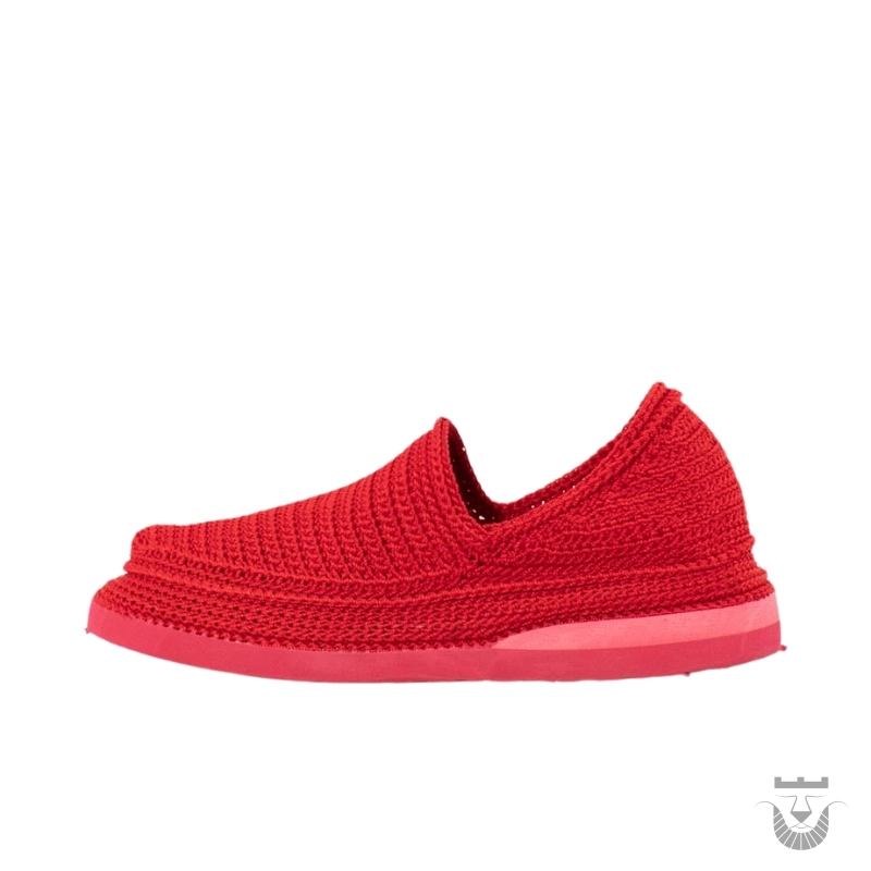 Persian Handcrafted Red Giveh Shoes