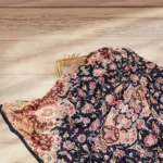 Elegant Floral Pattern Persian Scarf