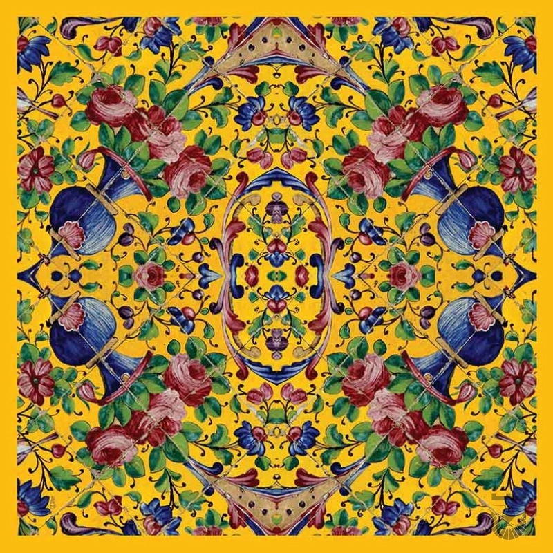 Beautiful Persian Golestan Palace Design Scarf