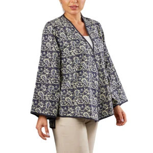 Elegant Floral Persian Manto (Free Size)