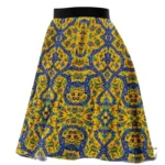 Exquisite Tile Design Persian Skirt (Free Size)