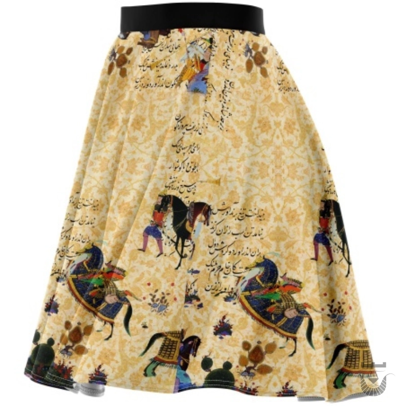 Shahnameh-Inspired Persian Skirt (Free Size)