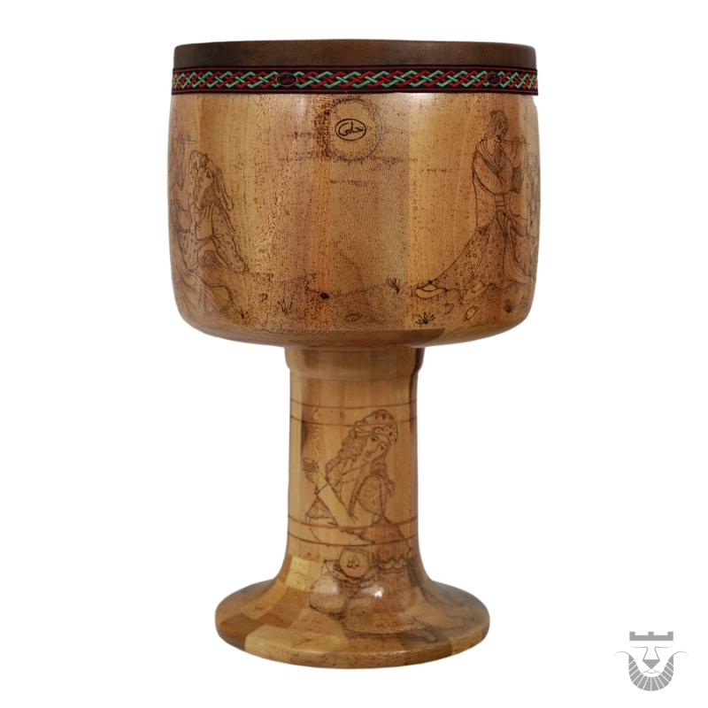 Exquisite Helmi Pyrographed Tombak Design 5