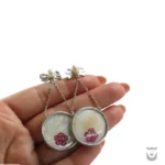 Vintage-Inspired Silver Pearl Persian Earrings - Image 4