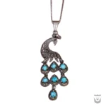 Exceptional Women's Turquoise Persian Necklace