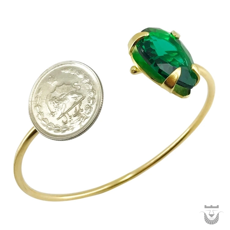 Persian Bracelet: Handmade Pahlavi Coin Design