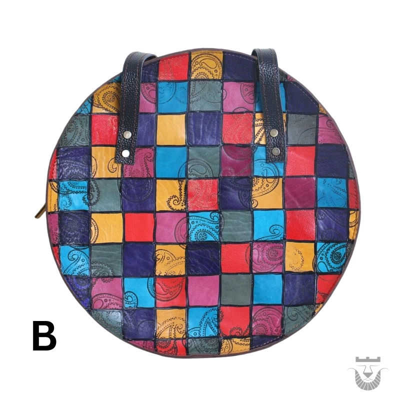 Persian Bag: Colourful Chess Pattern