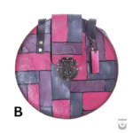 Elegant Persian Round Handmade Leather Bag