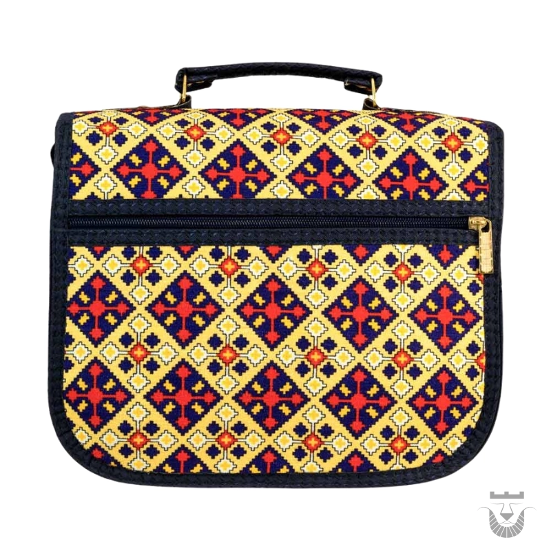 Persian Velvet Bag: Maral Model with Gilim Pattern