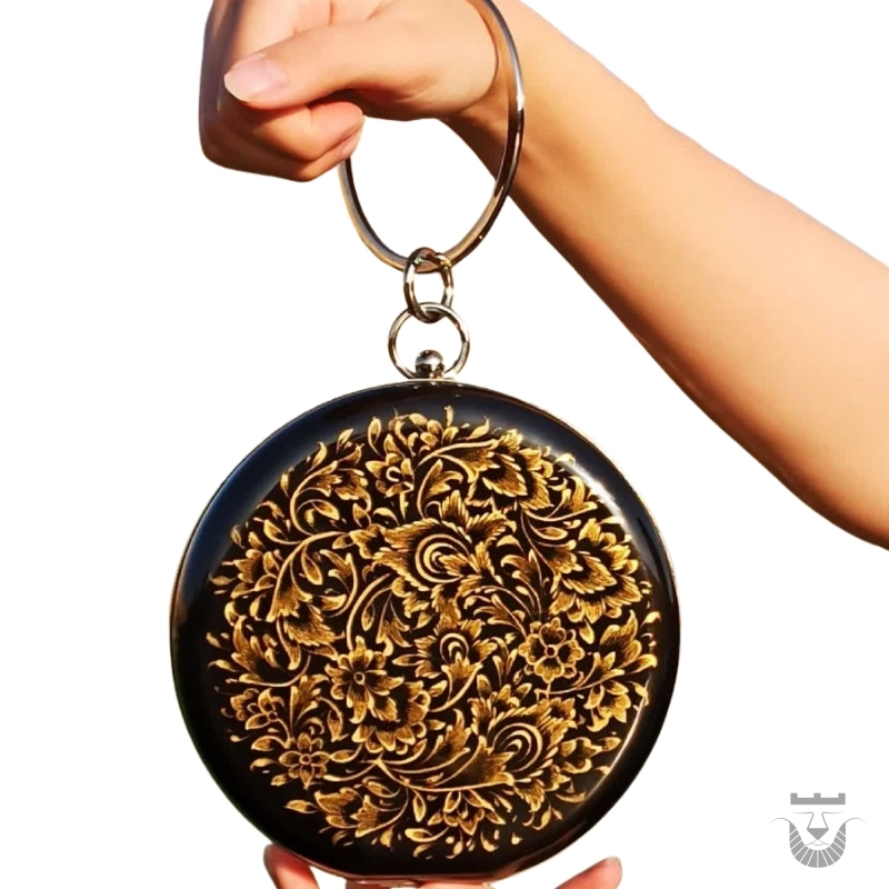Hand-Painted Spring - Ardibehesht Bag: A Nature-Inspired Masterpiece