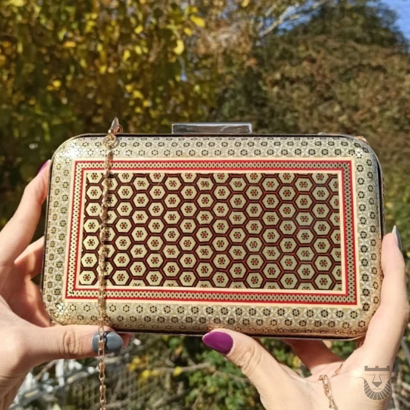Exquisite Khatamkari Clutch Bag