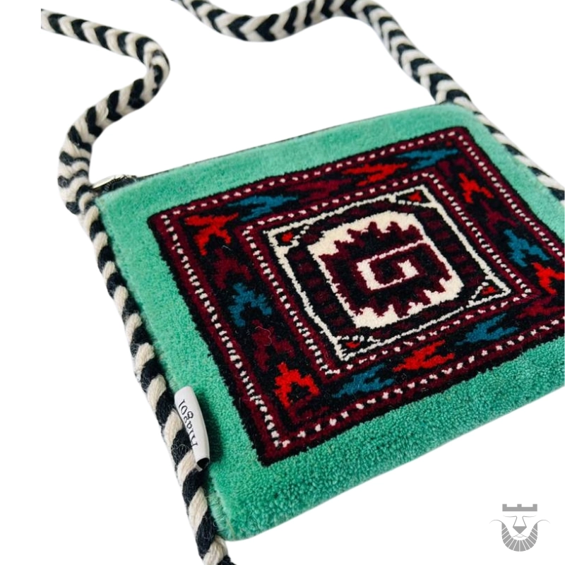 Exquisite Iranian Handmade Carpet Bag