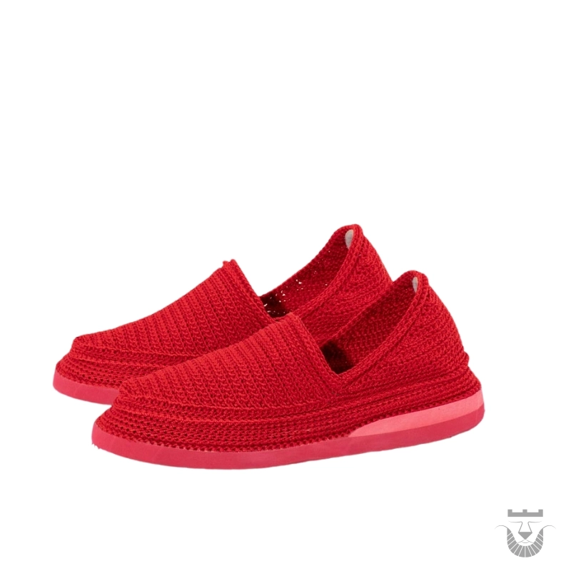 Persian Handcrafted Red Giveh Shoes
