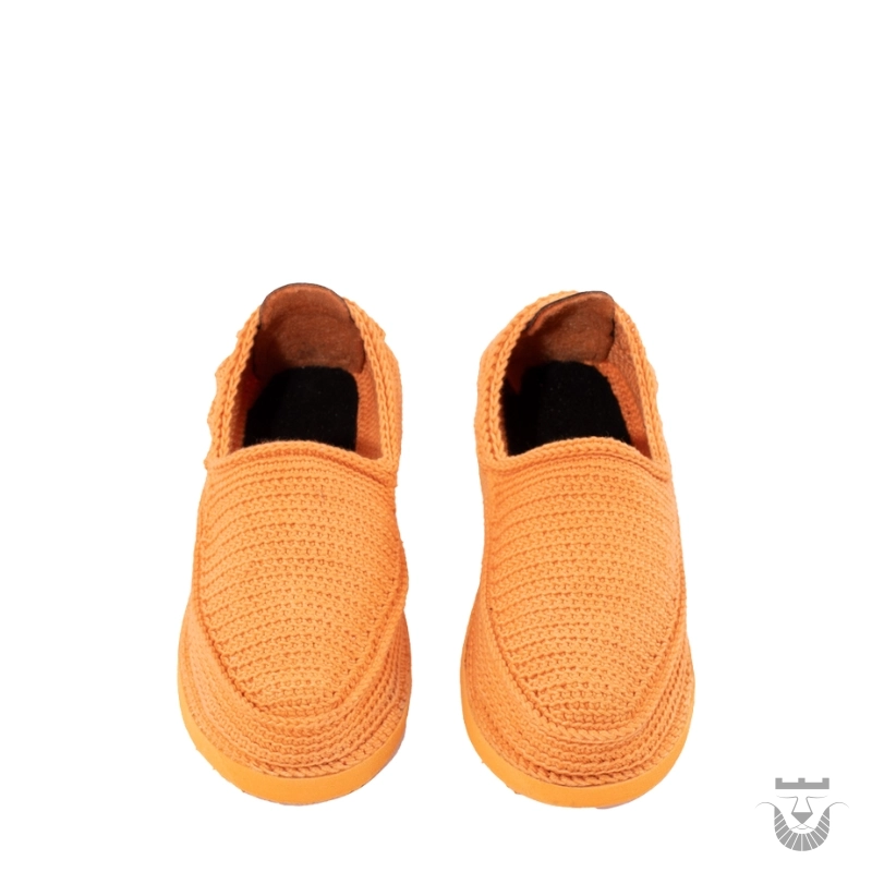 Orange Persian Giveh Shoes