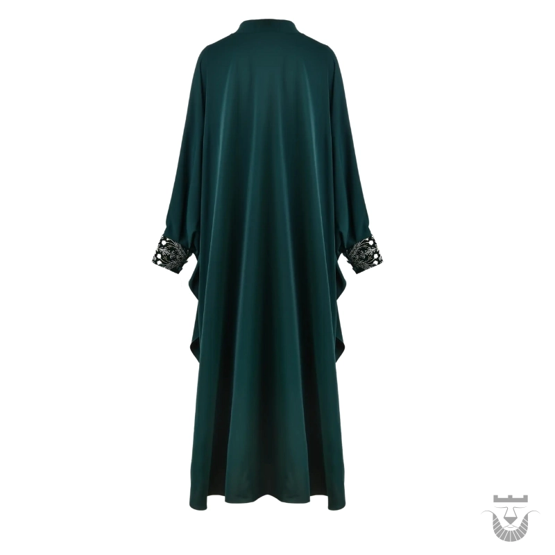 Stunning Women's Green Persian Abaya (Free Size)