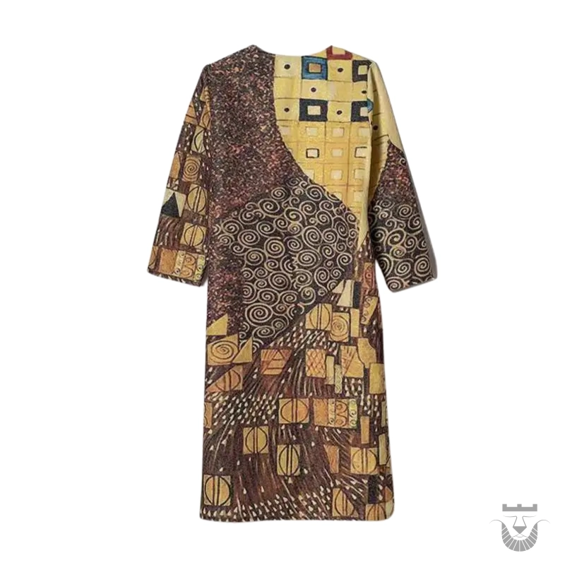 Persian Manto with Geometric Design