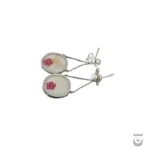 Vintage-Inspired Silver Pearl Persian Earrings