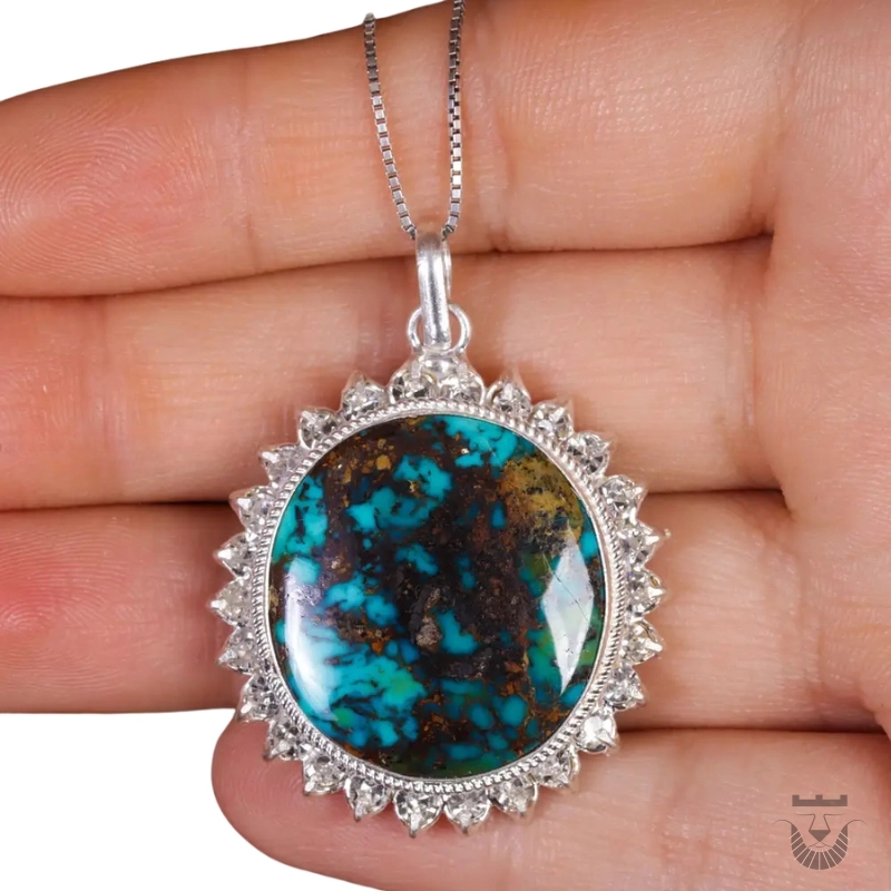 Stunning Persian Neyshabur Turquoise Necklace