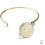 Unique Vintage Pahlavi Shah Coin Bracelet