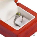 Gorgeous Persian Peridot Silver Ring