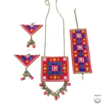 Elegant Baloch Needlework Jewelry Set