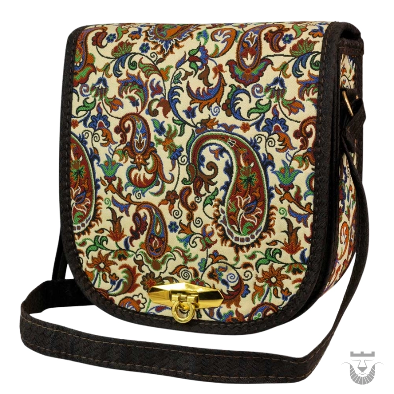 Elegant Floral Persian Termeh Bag