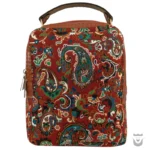 Red Iranian Termeh Bag: Sogol Design