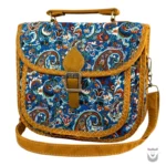 Unique Persian Blue Termeh Bag