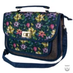 Floral Velvet Persian Shoulder Bag