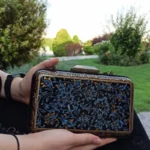Elegant Persian Hand-Painted Clutch