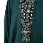 Stunning Women's Green Persian Abaya (Free Size)