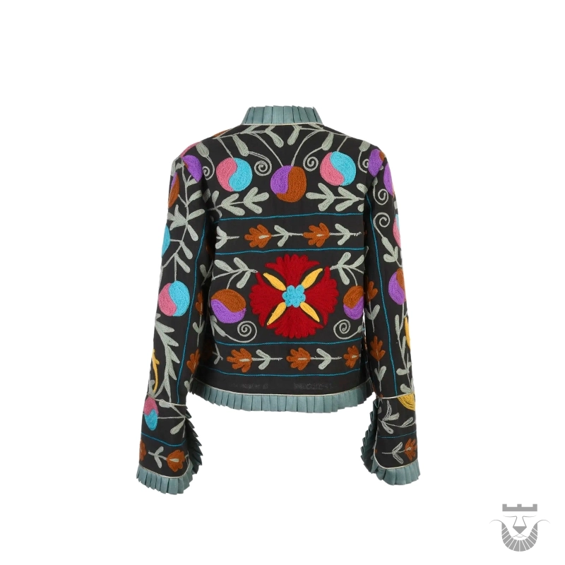 Timeless Persian Embroidered Coat for Women (Free Size)