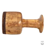 Persian Pyrographed Tombak: Helmi Masterpiece