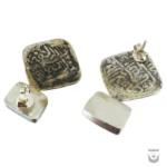 Handmade Persian Earring: Beautiful Traditional Nishaburi Turquoise Silver