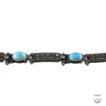 Luxurious Persian Bracelet with Neyshabur Turquoise