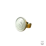 Handmade Persian Coin Ring: Elegant Women's Jewelry