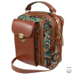 Green Iranian Termeh Bag: Sogol Design