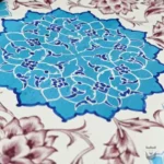 Turquoise Minakari Clutch Bag