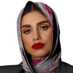 Persian Calligraphy Shawl: Saadi Poem Inspired