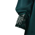 Stunning Women's Green Persian Abaya (Free Size)