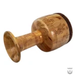 Persian Pyrographed Tombak: Helmi Masterpiece
