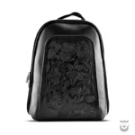 Floral Persian Leather Backpack for Girls