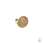 Handmade Persian Coin Ring: Elegant Women's Jewelry