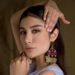 Unique Triangular Baloch Needlework Earrings