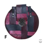Elegant Persian Round Handmade Leather Bag