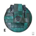 Elegant Persian Round Handmade Leather Bag